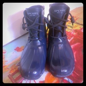 Sperry rain duck boots